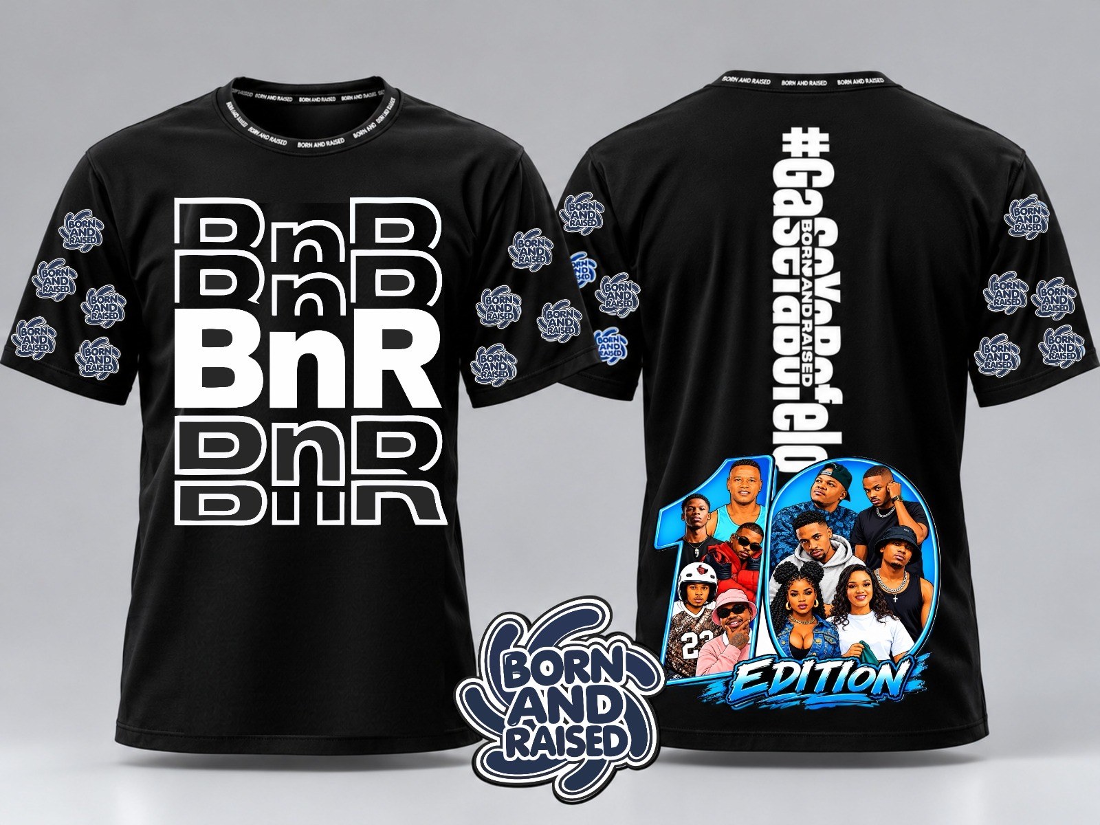 BnR 10th Edition Tee - Black