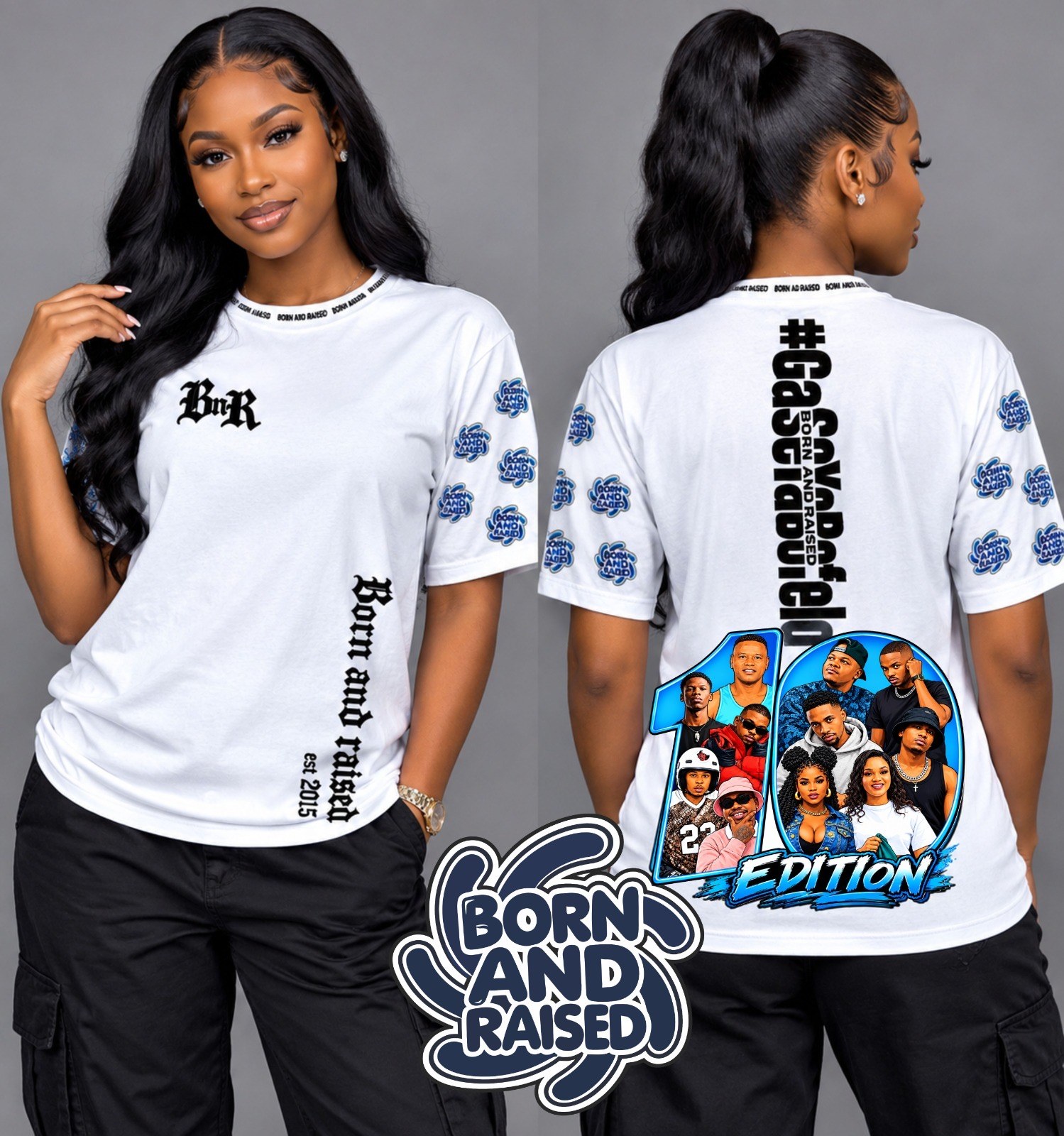 BnR 10th Edition Tee - White photo 2