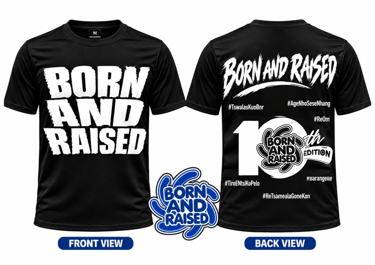 Born and Raised 10th Edition Tee