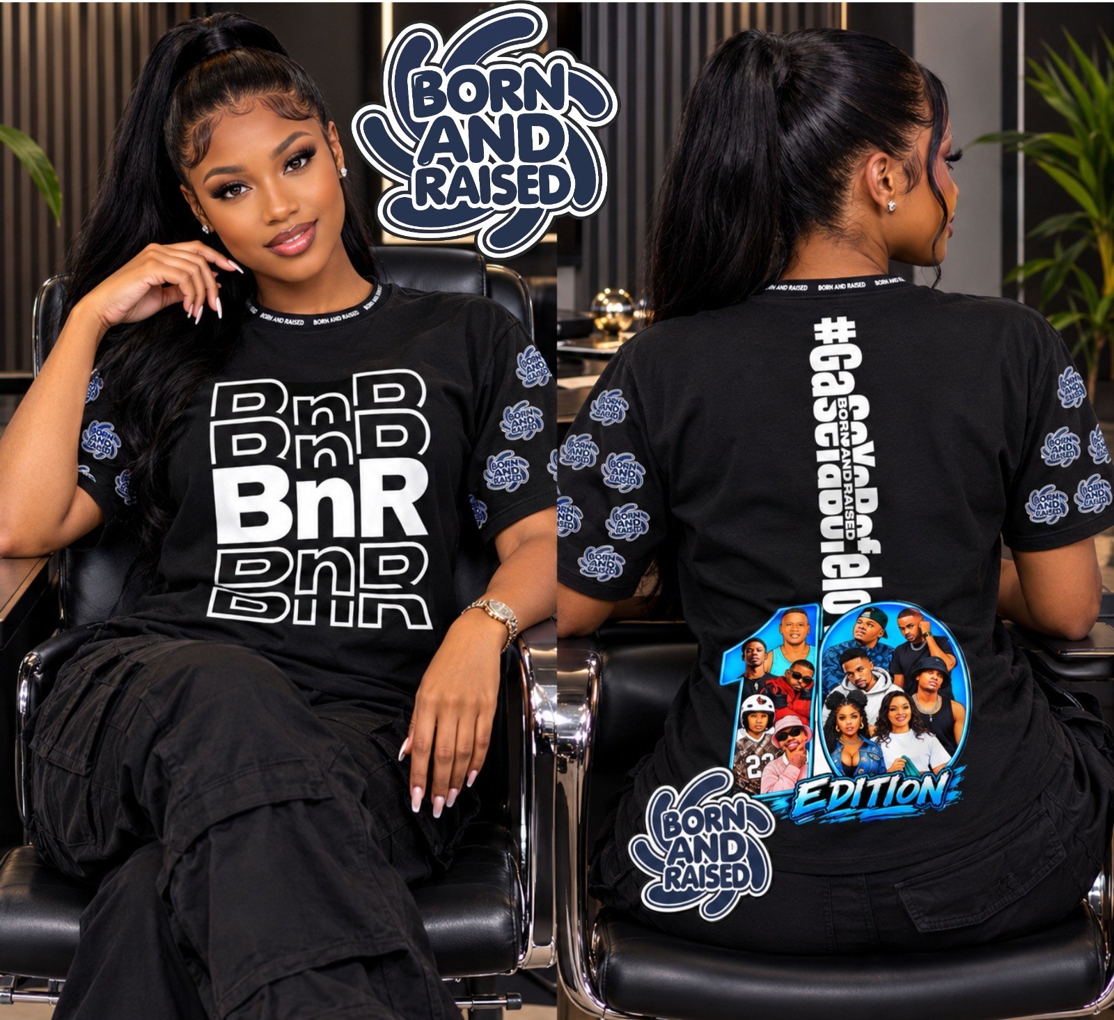 BnR 10th Edition Tee - Black photo 2